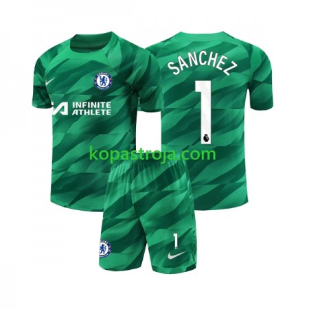 Billiga Fotbollströjor Chelsea Robert Sanchez 1 Målvakt Barn Tredje tröja 2023/24 Kortärmad